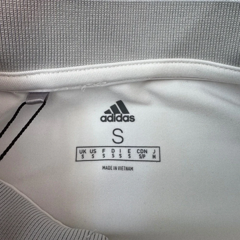 Adidas Mens Classic Club 1/4 Zip‎ Golf Sweatshirt White Size S DQ2288